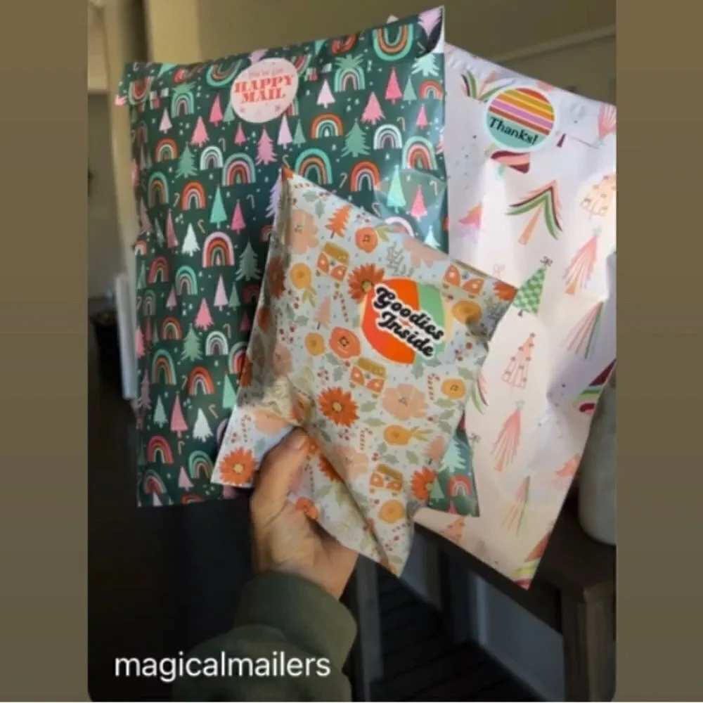 Poly Mailers MIX HAPPY 6x9 10x13 14x17 30pcs 30sti